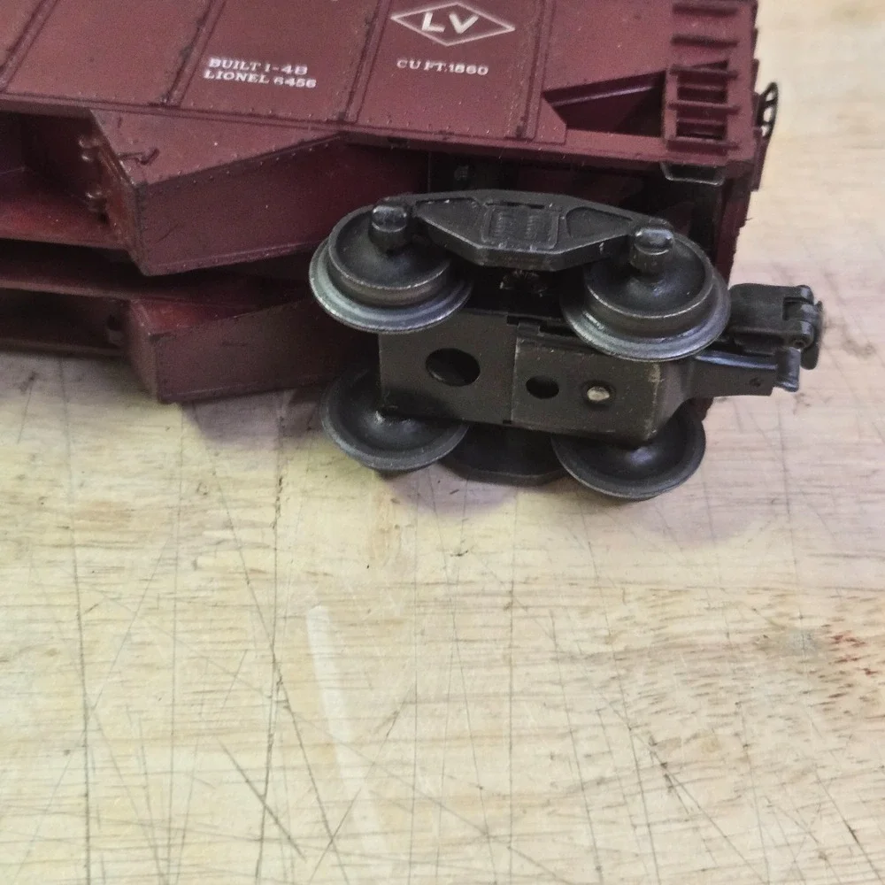 Lionel 6456 Lehigh Valley 25000 Maroon Hopper Car Postwar O Gauge w WOT box